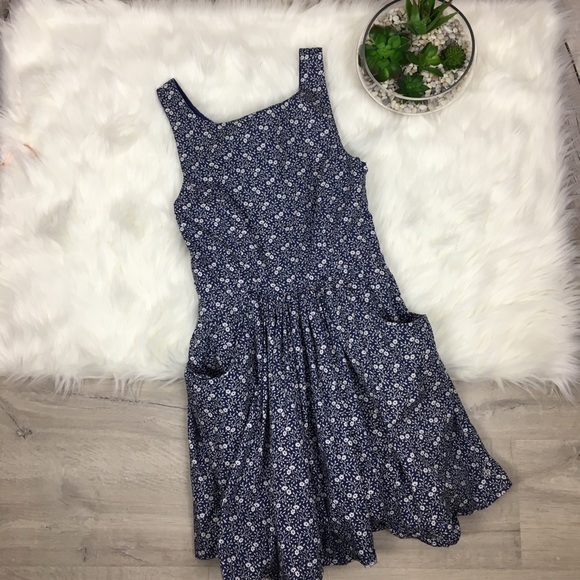Jack Wills Dresses & Skirts - Jack Wills Blue Floral Dress Sz 4